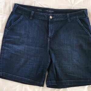 Lane Bryant, demin bermuda shorts, sz 24
